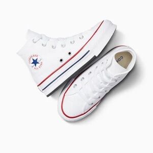 Big Kids All Star Hi Lift White Sneakers